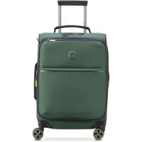 Delsey Turenne Soft 4-pyöräinen Käsimatkatavara 55 cm Laajennettava Vihreä