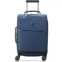 DELSEY PARIS Turenne Soft 4-pyöräinen Käsimatkatavara 55 cm Laajennettava Sininen
