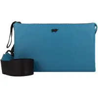 Braun Büffel Capri Crossbody-laukku RFID-suoja Nahka 23 cm Sininen