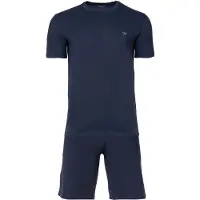 Emporio Armani Lyhyt pyjama marine / harmaa