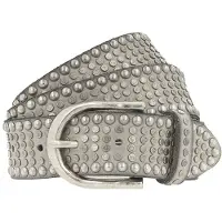 B.belt Riva Vyö Nahka 95 cm Harmaa