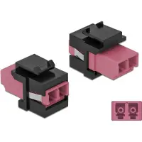 DeLOCK 86721, Tasainen, Musta, Violetti, LC, LC, Naaras, Naaras