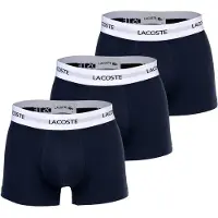 Lacoste Bokserishortsit tummansininen / vaaleanharmaa / musta