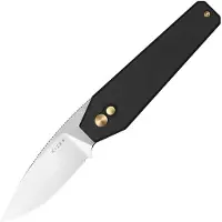 Kizer Cutlery Tomb V3692A2, Satin Nitro-V, Black Aluminum pocket knife, Bradley Diaz design