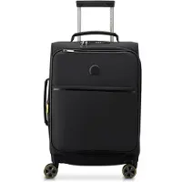 DELSEY PARIS Turenne Soft 4-pyöräinen Käsimatkatavara 55 cm Laajennettava Musta