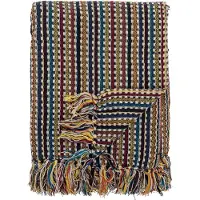 Bloomingville - Lazzario Plaid - Cotton - 160x130 cm - Blue