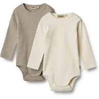 Wheat 2 Rib Body L/S Spencer - Cream - 92