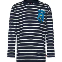 Lego Wear Lego Ninjago T-Shirt L/S - Lwtaffy 602 - Navy - 140