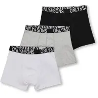 Only & Sons Osjfitz Wb Bold Logo Boxer 3Pk. Acc Noos - Multi/patterned - 110-116