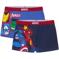 Marvel Boxer Alushousut 2-pack, Moniväriset, 140