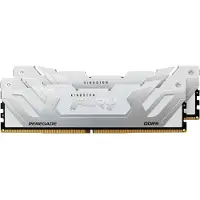 Kingston 48GB (2 x 24GB) FURY Renegade White, DDR5 8800MHz, CUDIMM, CL42, 1.40V, valkoinen/hopea