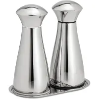 Robert Welch Signature suola- ja pippurimylly tarjoilualustalla 17 cm, ruostumatonta terästä