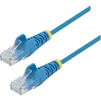 StarTech.com U/UTP Cat6 Slim laitekaapeli, LSZH, 2,5m, sininen