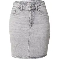 Vila Vikaja Hw Jaf Denim Skirt- Noos - Grey - 36