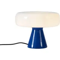 QAZQA Retro Pöytävalaisin Sininen ja Valkoinen - Knob