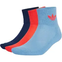 Adidas Sukat 'Mid Crew 3 Pairs' laivastonsininen / savunsininen / vaaleanpunainen