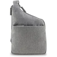 Jost Bergen Crossbody-laukku RFID-suoja 21 cm Harmaa