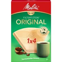Melitta Aroma-Filtertüten 1x4, Taloustavaran suodatin, Ruskea (1097-61)
