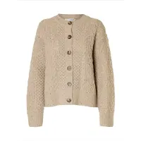 Selected Neuletakki 'SLFNELLY' hiekka