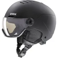 Uvex Wanted Visor Pro V, laskettelukypärä visiirillä, musta