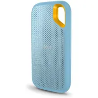 SanDisk Extreme Portable 4 Tt USB 3.2 Gen 2 (USB-C) -ulkoinen SSD, iskunkestävä, laitteistosalaus, sininen