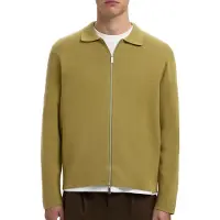 Selected Slhmike Light Ls Knit Full Zip Cardigan - Khaki green - S
