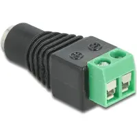 DeLOCK AV Terminal Block adapter black (65421)