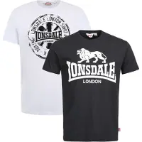 Lonsdale Dildawn Lyhythihainen T-paita 2 Yksiköt