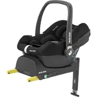 Maxi-Cosi CabrioFix I-Size Lasten Turvaistuin + Jalusta Black BLACK-OS Musta One Size 0-12 Months Pojat, Tytöt