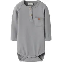 Lil´ Atelier Nbmluno Ls Slim Body Lil - Grey - 68