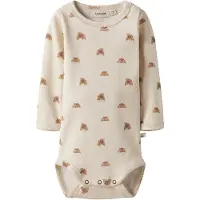 Lil´ Atelier Nbflavo Egi Ls Slim Body Lil - Cream - 62