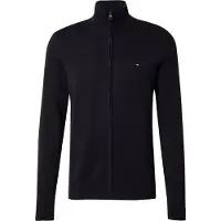 Tommy Hilfiger Essential Cotton Zip Thru - Black - L