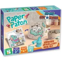 Strigo Paper Patch decoupage-set - Ask med en kattunge