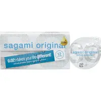 Sagami Original 0.02 - kondomi - ekstra liukuvoide - 55mm (12 kpl)