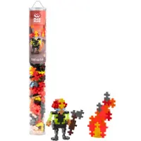 Plus plus Plus-Plus-palikat. Putki. Palomies. 100 palaa