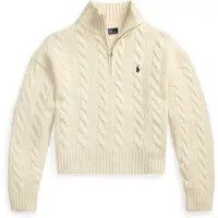 Ralph Lauren for woman. 211972130003 Cashmere jumper white (XS), Casual, Wool