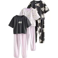 Next Yöpuku beige / roosa / musta
