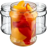 Hobby Hall Mason Jar lasipurkki, 500ml, 8 kpl