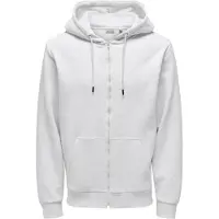 Only & Sons Onsceres Zip Thr. Hoodie Sweat Noos - Grey - XL
