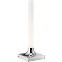 Kartell Design-pöytävalaisin Goodnight, himmennettävä, Kromi/hopea, Olohuone/ruokailutila, Synteettinen materiaali, Design