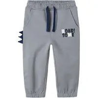 Name it Nmmnash Nreg Sweat Pant Bru Box - Grey - 92