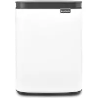 Brabantia Bo Waste Bin roska-astia, 4 L, valkoinen