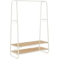 Vasagle Vaateteline, , beige/valkoinen