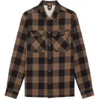 Dickies Men's Sherpa Lined Sacramento Mushroom Pitkähihaiset kauluspaidat S