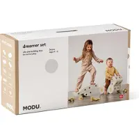 Modu Dreamer Setti - 34 Osaa - 70x40x20 cm - Hiekka Grey/Honey Y - - OneSize - Motoriikkalelut