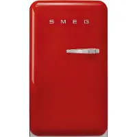Smeg FAB10 jääkaappi pullosäilytyksellä, punainen
