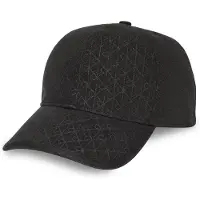 Calvin Klein Lippalakki 'Emblem Logo Baseball' musta / valkoinen