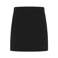 Kaffe Kamerle Button Skirt - Black - 42