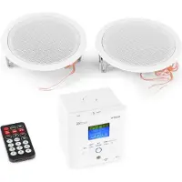 Power Dynamics BTW30SET seinään asennettava äänijärjestelmä 2 x 15 W kattokaiuttimella