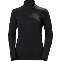 Helly Hansen Lifa Merino Midweight 1/2 Zip, nainen, musta